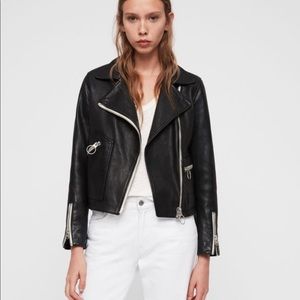 NWT All Saints Leather Jacket